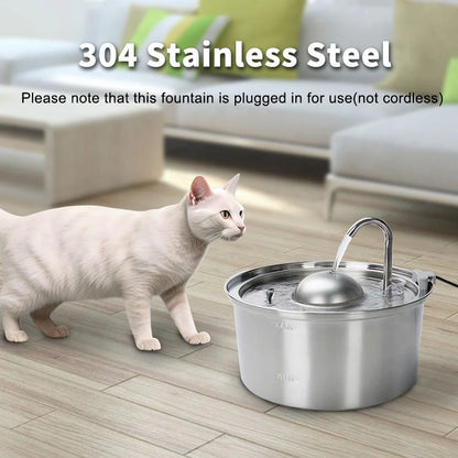 HEYBO Cat Fountain for Drinking Pet Water Fountain