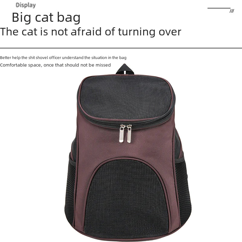 Foldable Pet Backpack for Cats and Dogs, Portable