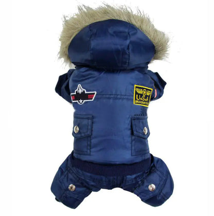 Pet Clothing, Dog Coat, Hooded Dog Cotton Jacket